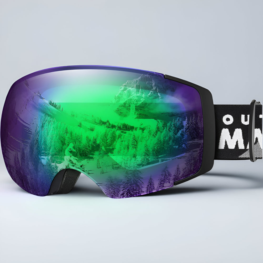 Premium Frameless Ski Goggles Interchangeable Lenses
