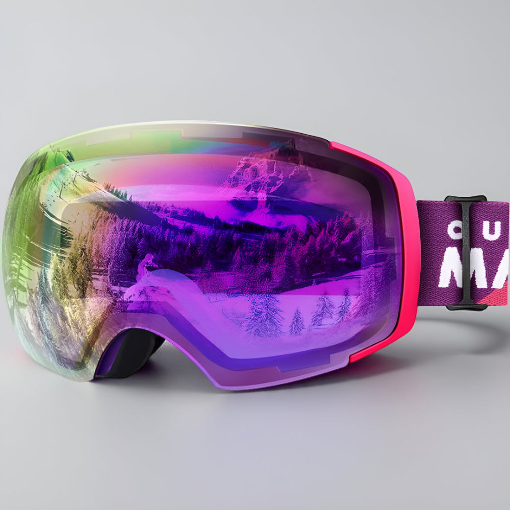 Premium Frameless Ski Goggles Interchangeable Lenses