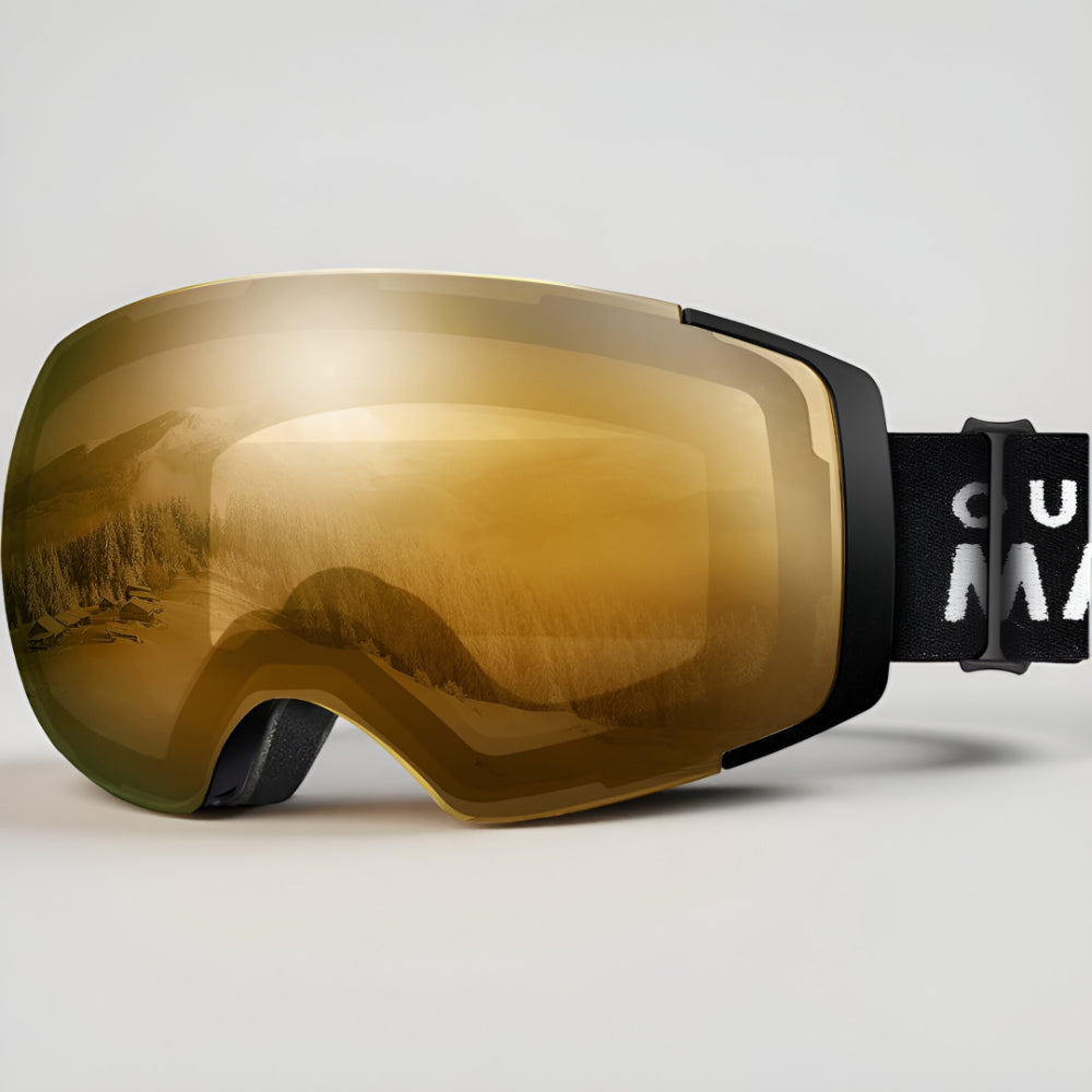Premium Frameless Ski Goggles Interchangeable Lenses