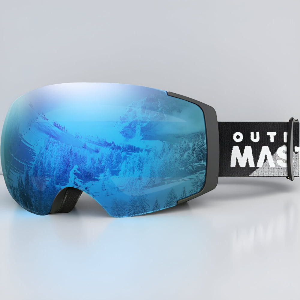 Premium Frameless Ski Goggles Interchangeable Lenses
