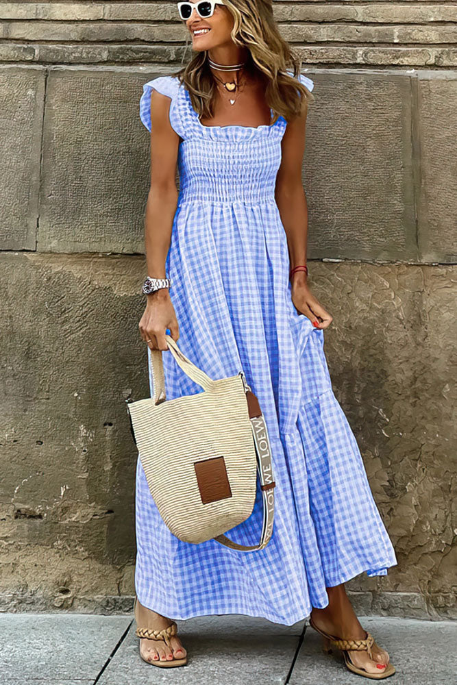 Ladies Lightweight Floral Maxi Dress