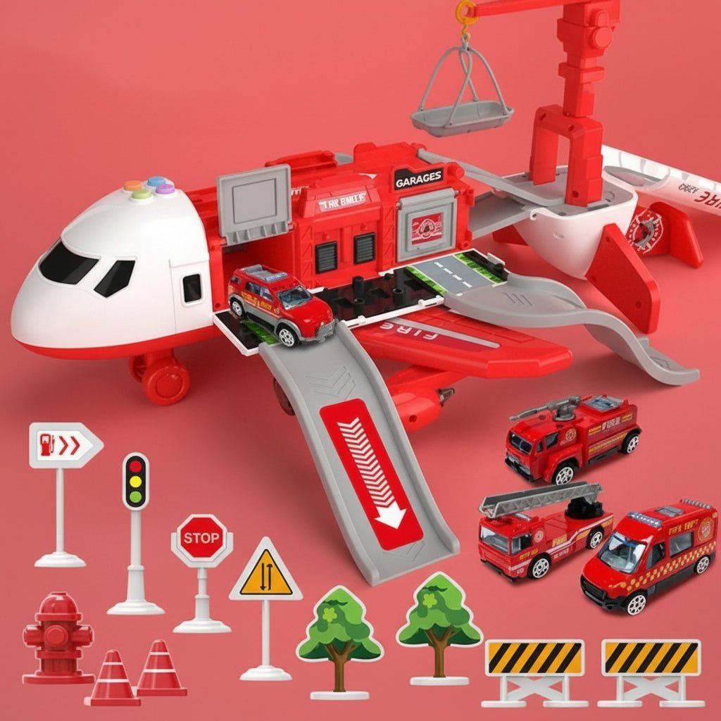Fun Toy Airplane Playset Kids Imaginative Playset