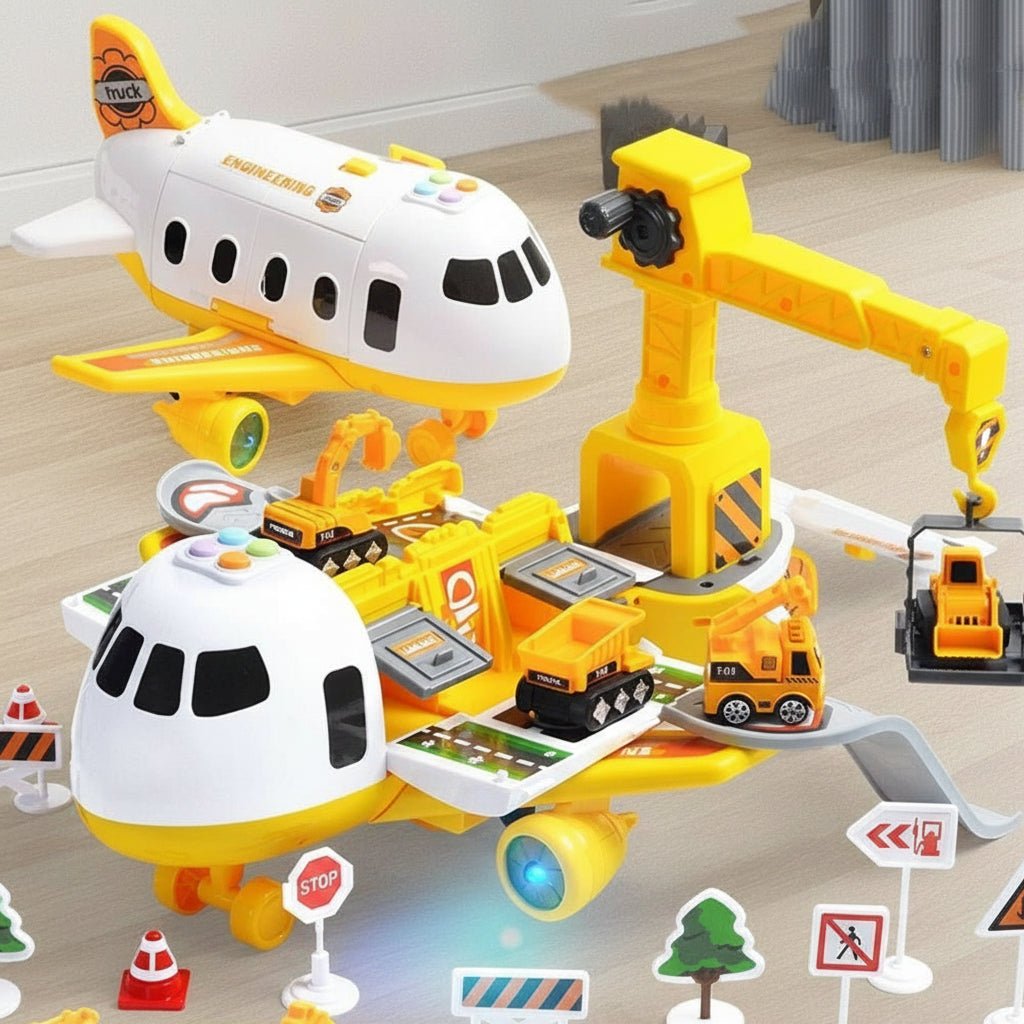 Fun Toy Airplane Playset Kids Imaginative Playset