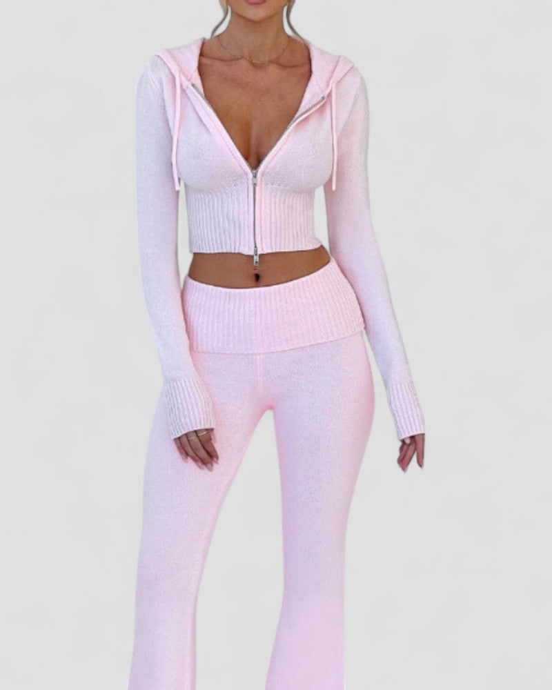 VogeLuxe | Women’s Casual Knitted Set