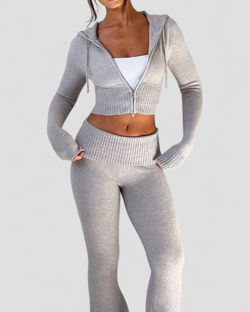 VogeLuxe | Women’s Casual Knitted Set