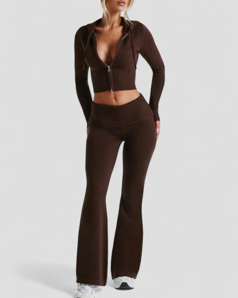 VogeLuxe | Women’s Casual Knitted Set