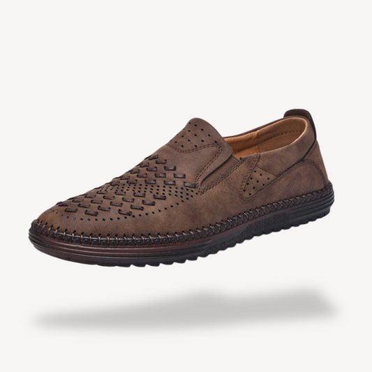 VogeLuxe | Men’s Breathable Leather Loafers
