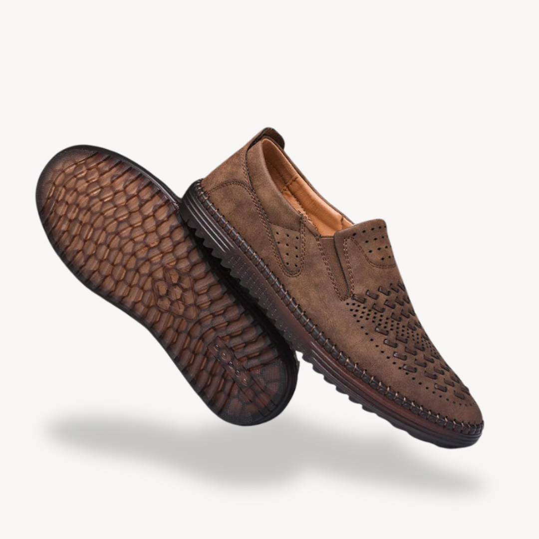VogeLuxe | Men’s Breathable Leather Loafers