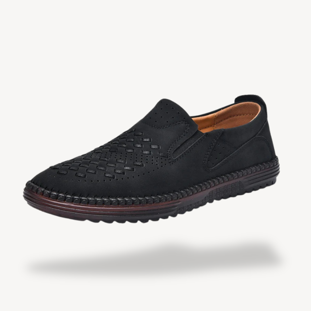 VogeLuxe | Men’s Breathable Leather Loafers