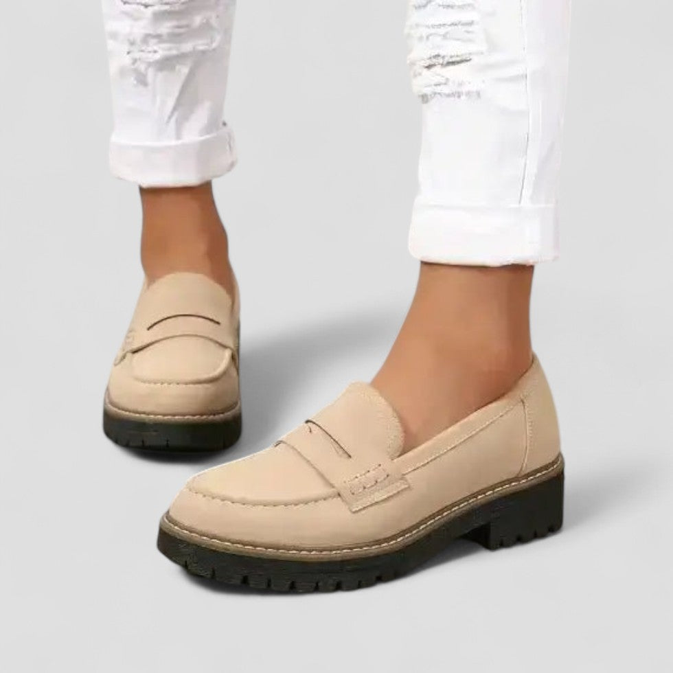 Slip On Loafers with Chunky Sole