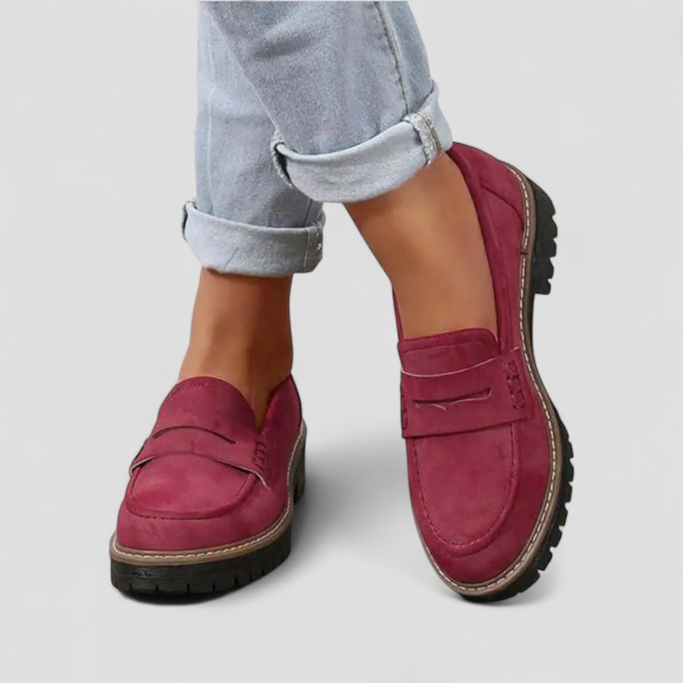 Slip On Loafers with Chunky Sole