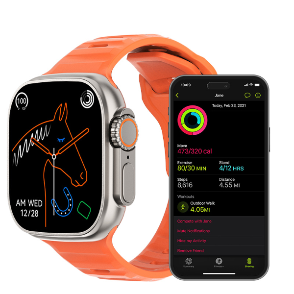 Advanced GPS Smart Watch with Calls and SMS - VogeLuxe