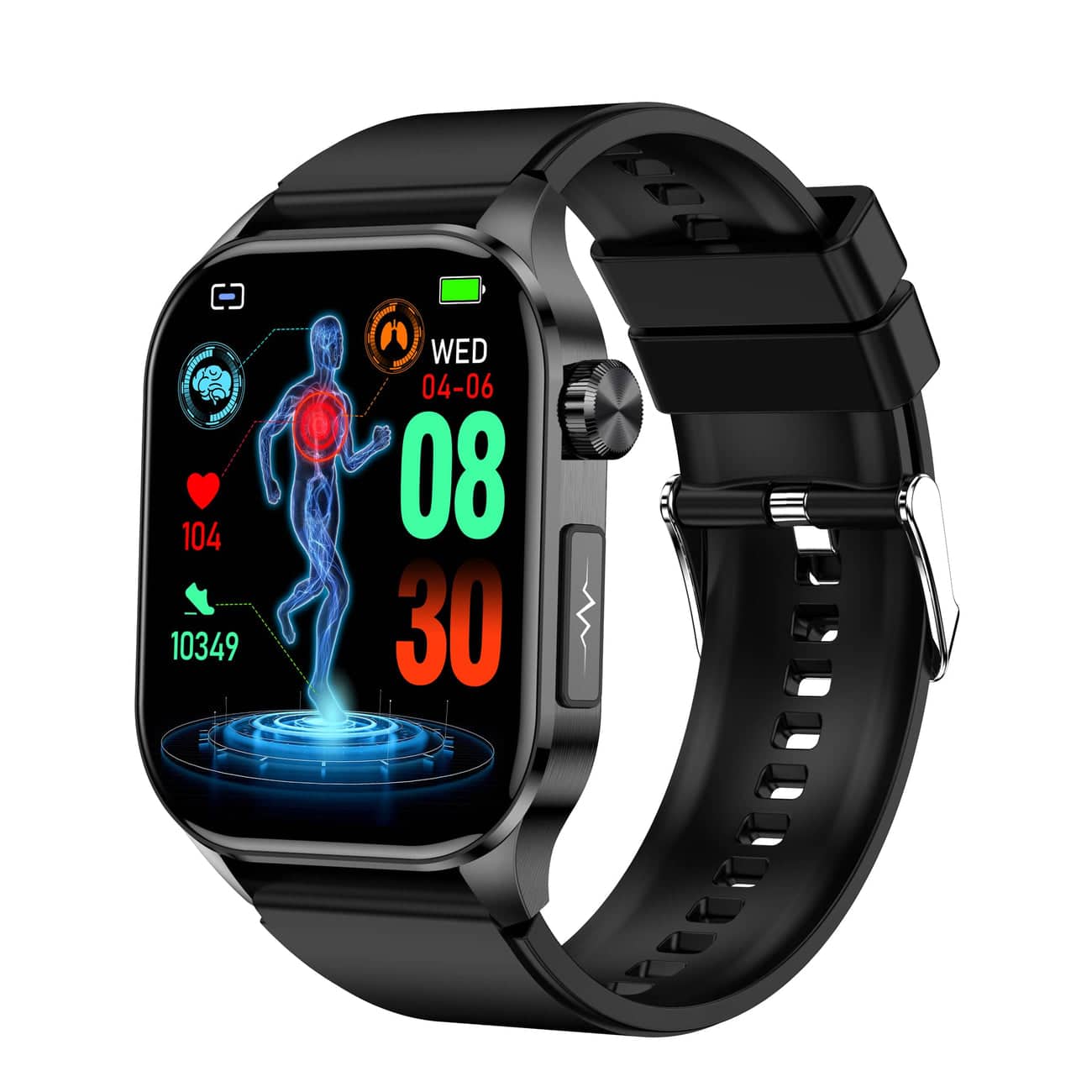 Advanced Fitness Tracker Watch with EKG and BP Monitor