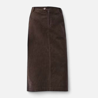 Ladies Classic Corduroy Mini Skirt - VogeLuxe