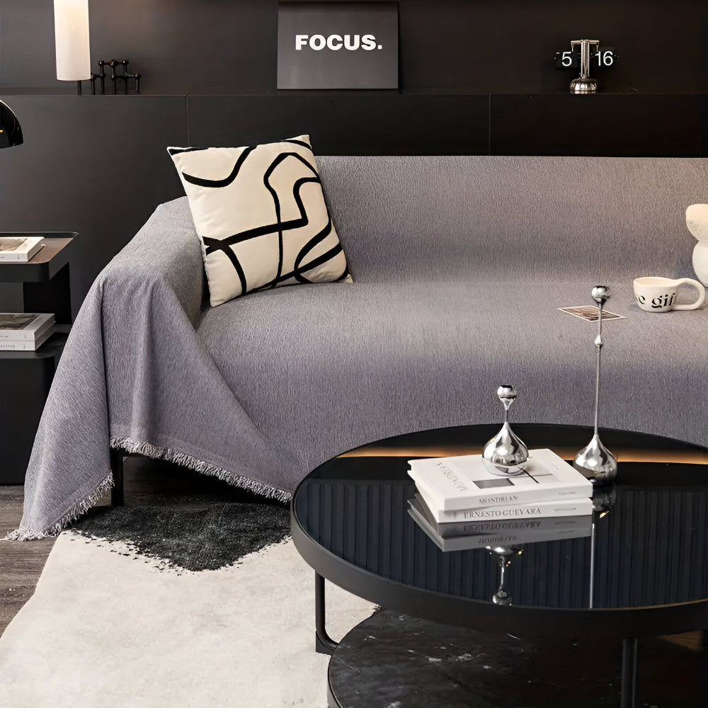Simple Fabric Sofa Slipcover Protector - VogeLuxe