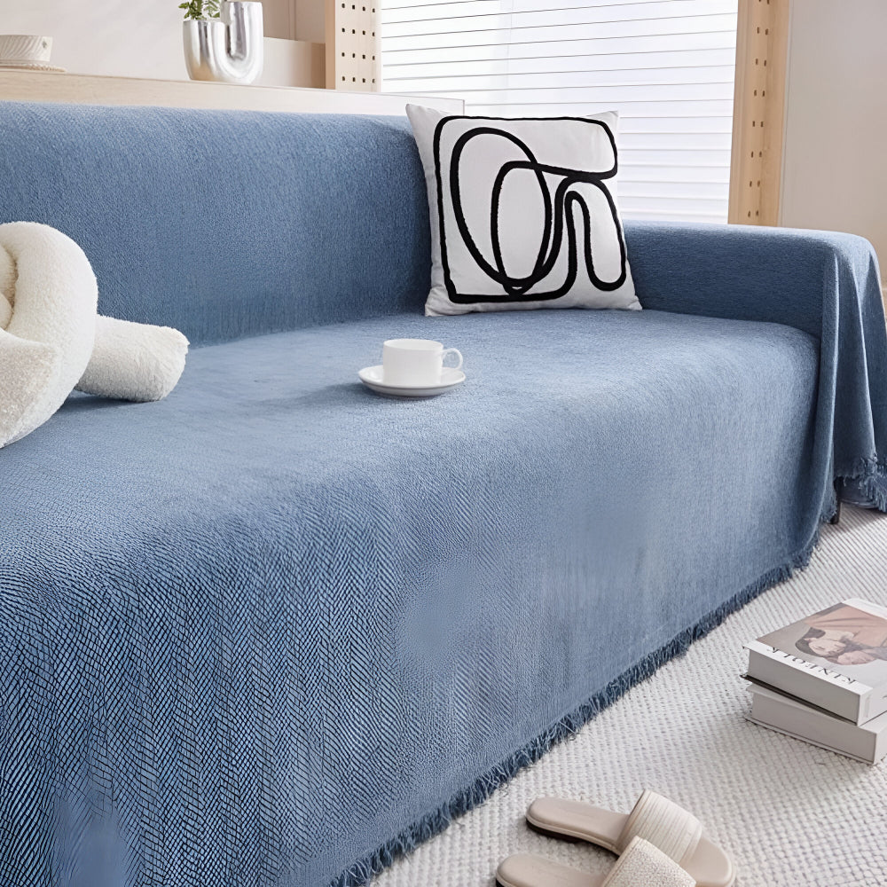 Simple Fabric Sofa Slipcover Protector