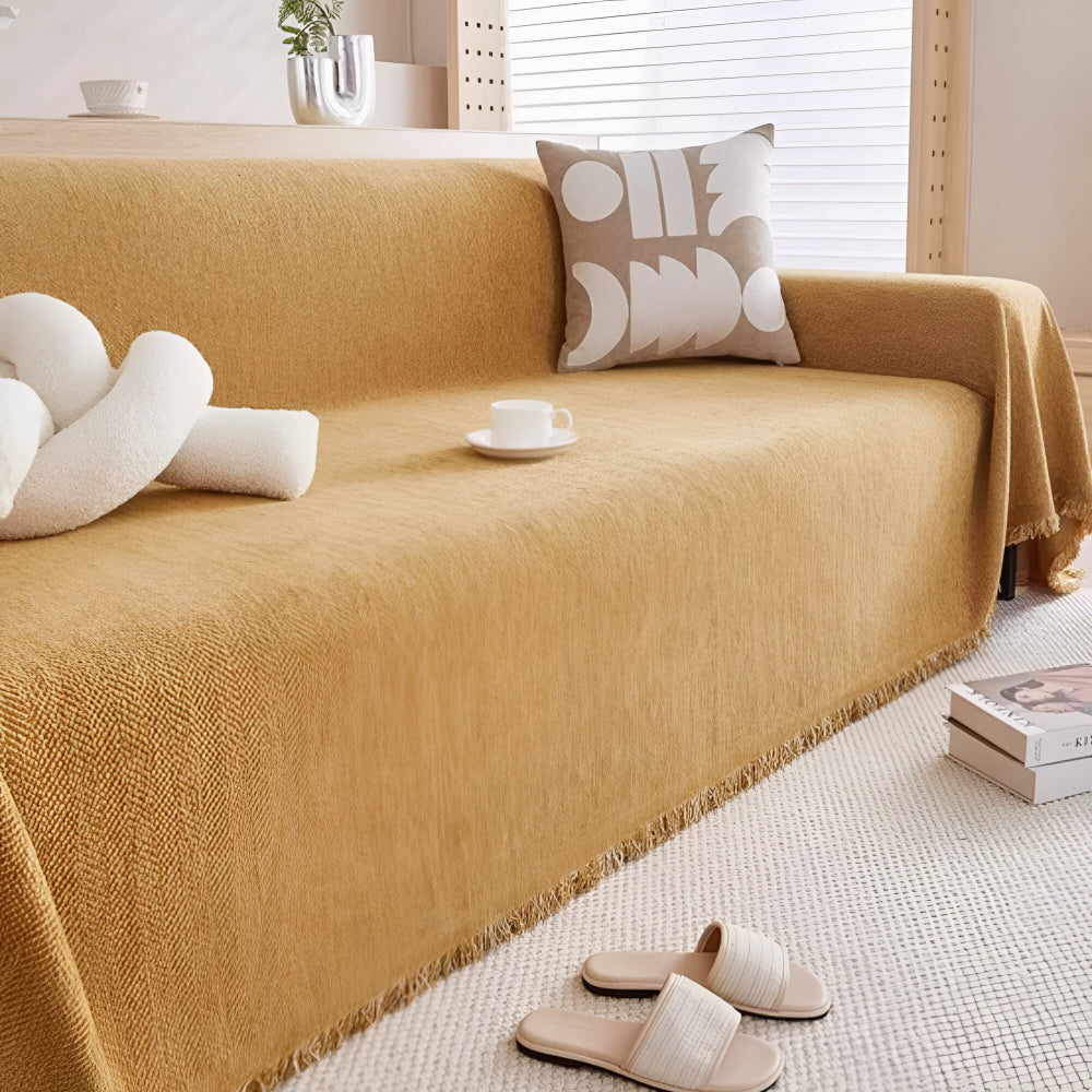 Simple Fabric Sofa Slipcover Protector