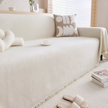 Simple Fabric Sofa Slipcover Protector