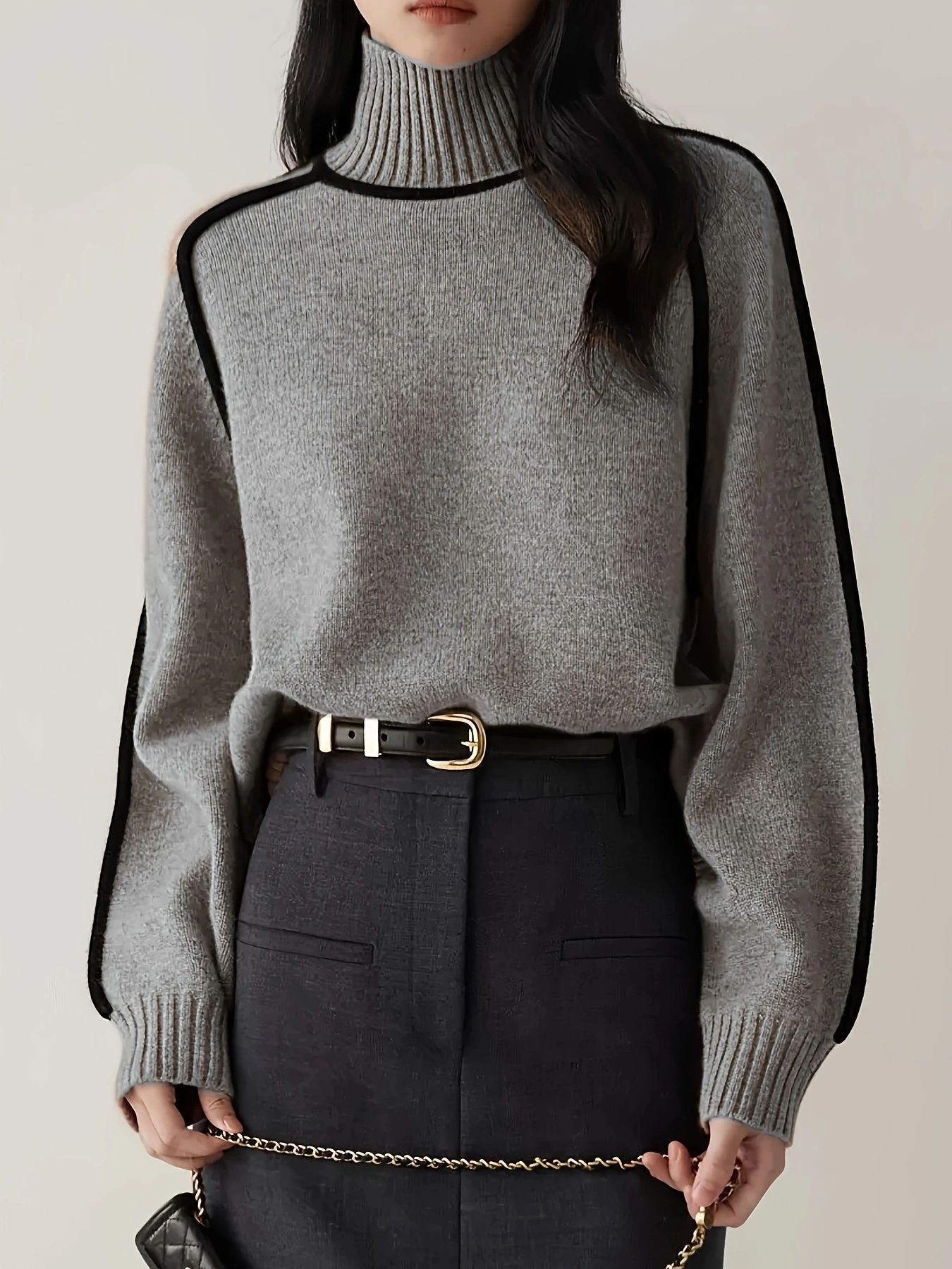 Cozy Crew Neck Sweater - Warm and Lightweight Fit