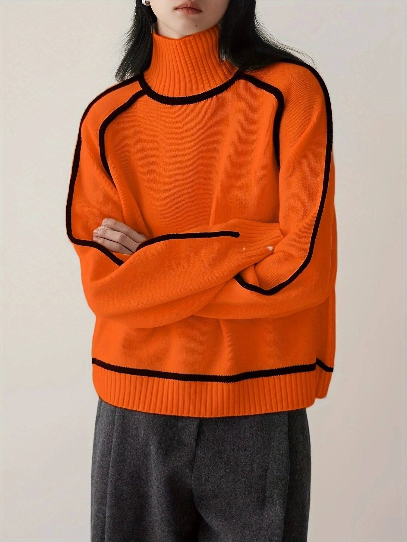 Cozy Crew Neck Sweater - Warm and Lightweight Fit