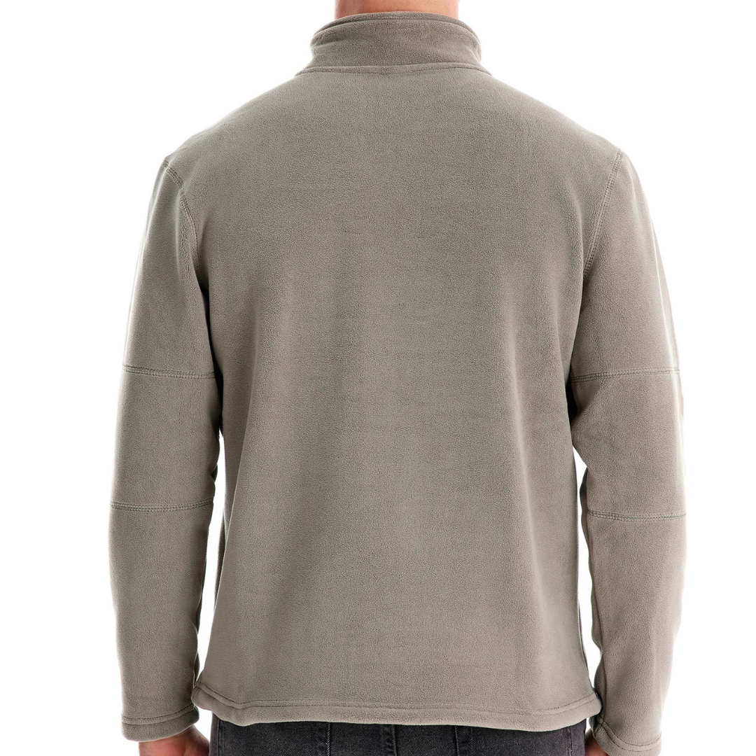 Soft-Blend Sweater - Zip Front Stand Collar & Easy On Off