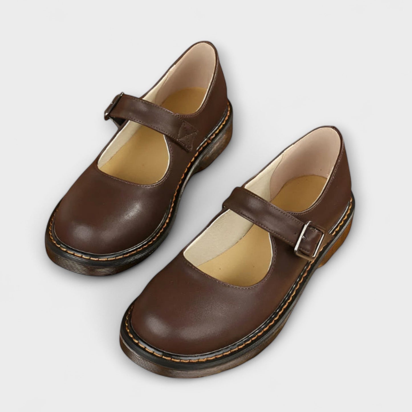 VogeLuxe | Women’s Classic Mary Jane Round Toe Buckle Shoes