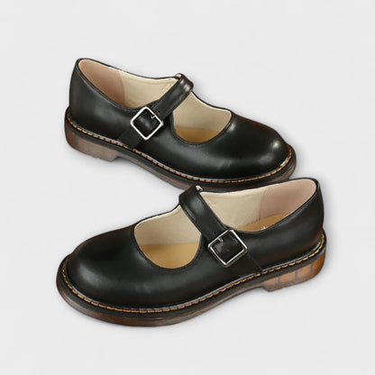 VogeLuxe | Women’s Classic Mary Jane Round Toe Buckle Shoes