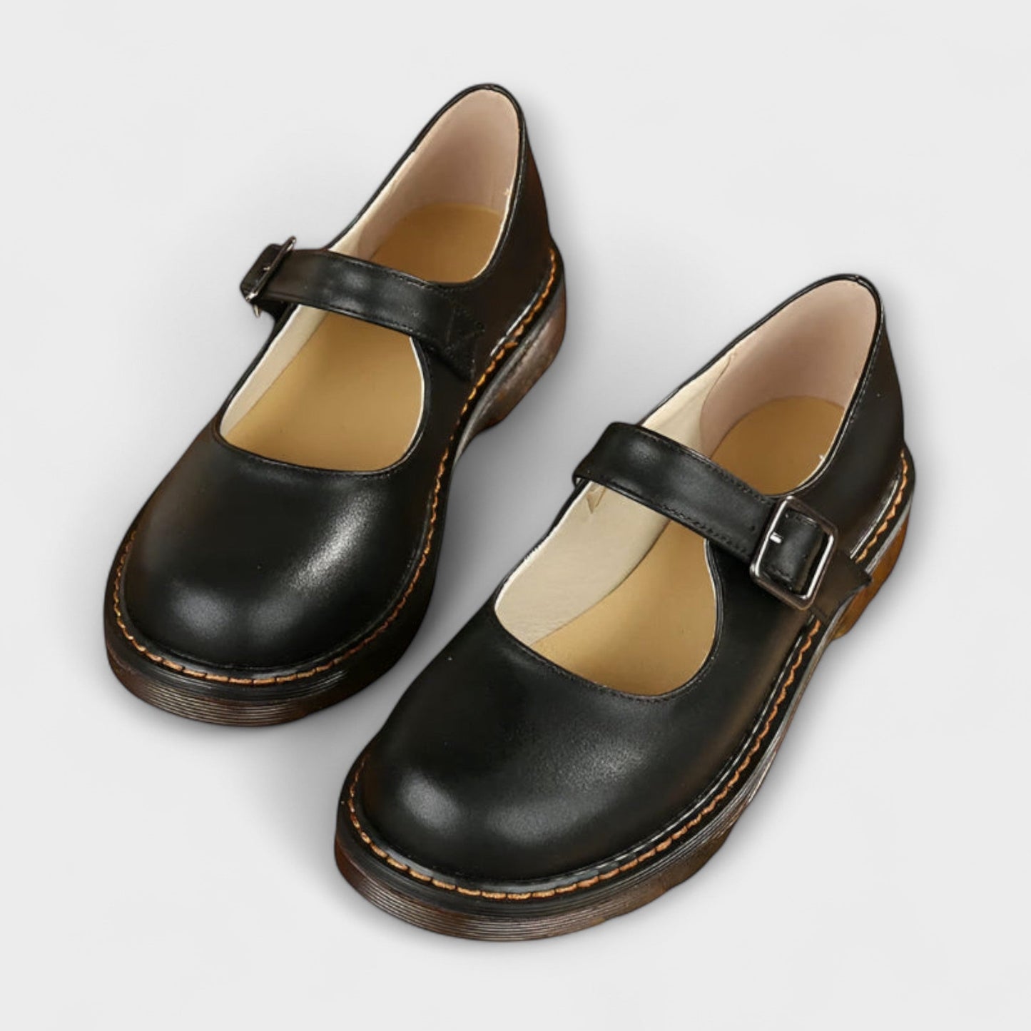 VogeLuxe | Women’s Classic Mary Jane Round Toe Buckle Shoes