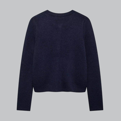 Soft Knit Cardigan with Golden Buttons