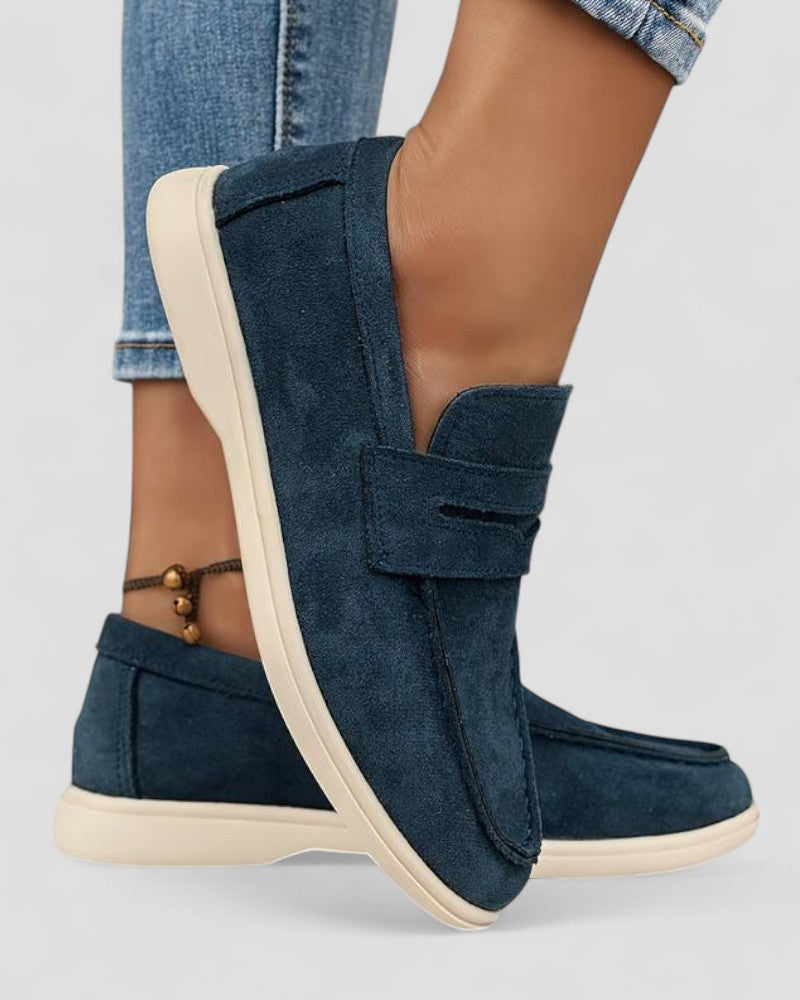 VogeLuxe | Women’s Soft Suede Slip-On Loafers
