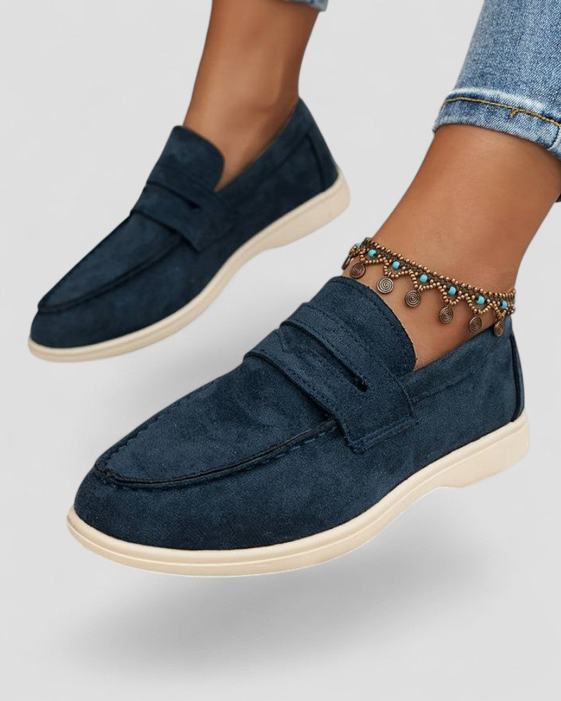VogeLuxe | Women’s Soft Suede Slip-On Loafers