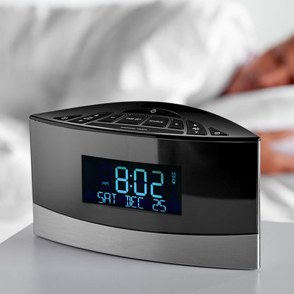 Portable Sleep Sound Machine with Radio and Alarm Clock