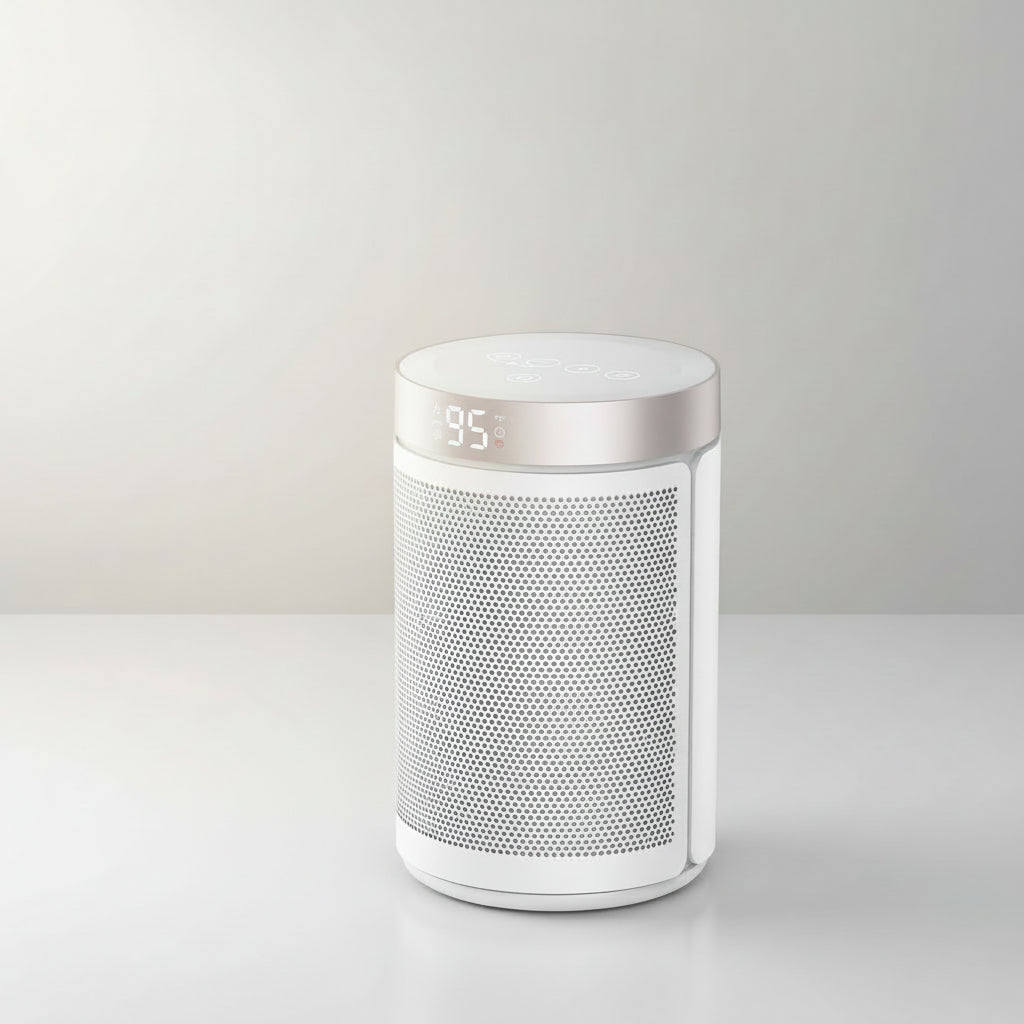 Compact Portable Electric Space Heater with Thermostat
