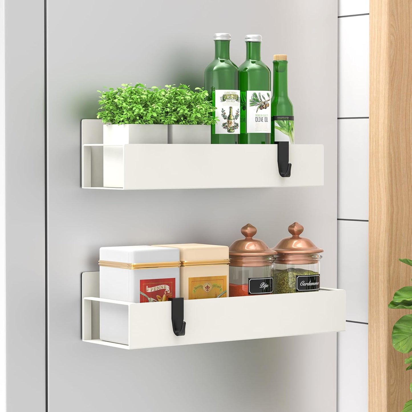 Sticky Spice Holder Fridge Wall Mount Storage Rack