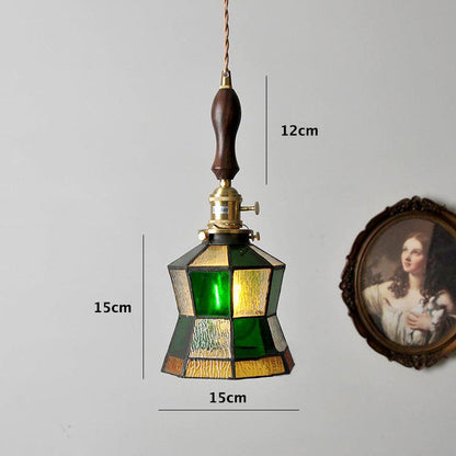 Classic Colorful Glass Pendant LED Light