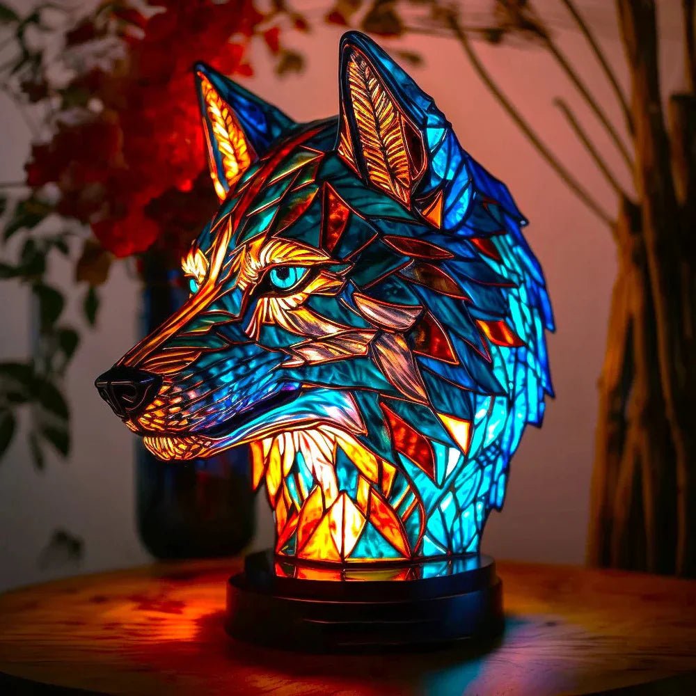 Colorful Glass Animal Figurine Table Light - VogeLuxe