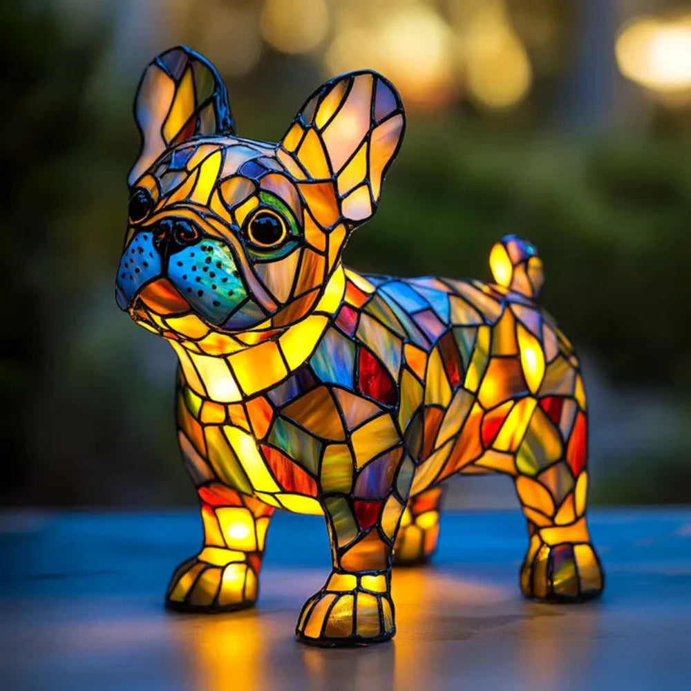 Vibrant Pet Glass Desk Lamp - VogeLuxe