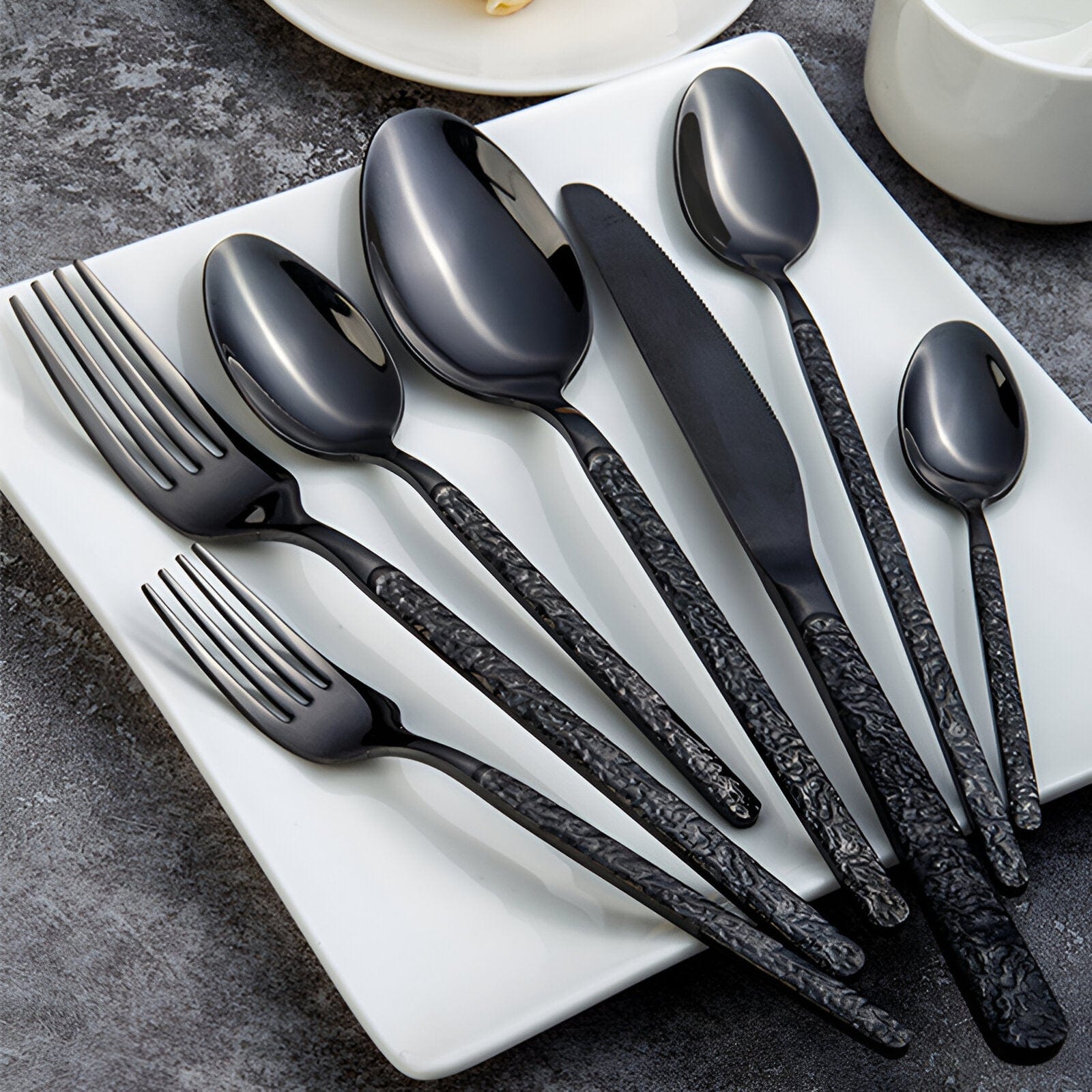 Rustic Country Dinner Forks and Knives Set - VogeLuxe