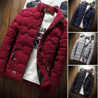 VogeLuxe | Men’s Lightweight Chevron Quilted Puffer Jacket
