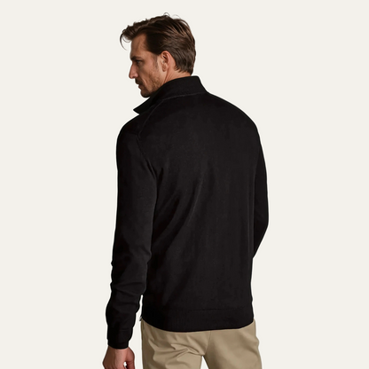 VogeLuxe | Men’s Classic Knit Sweater with Funnel Neck