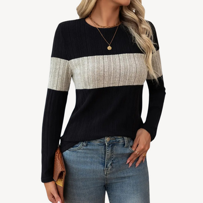 VogeLuxe | Women’s Color Block Long Sleeve