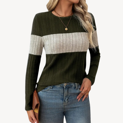 VogeLuxe | Women’s Color Block Long Sleeve