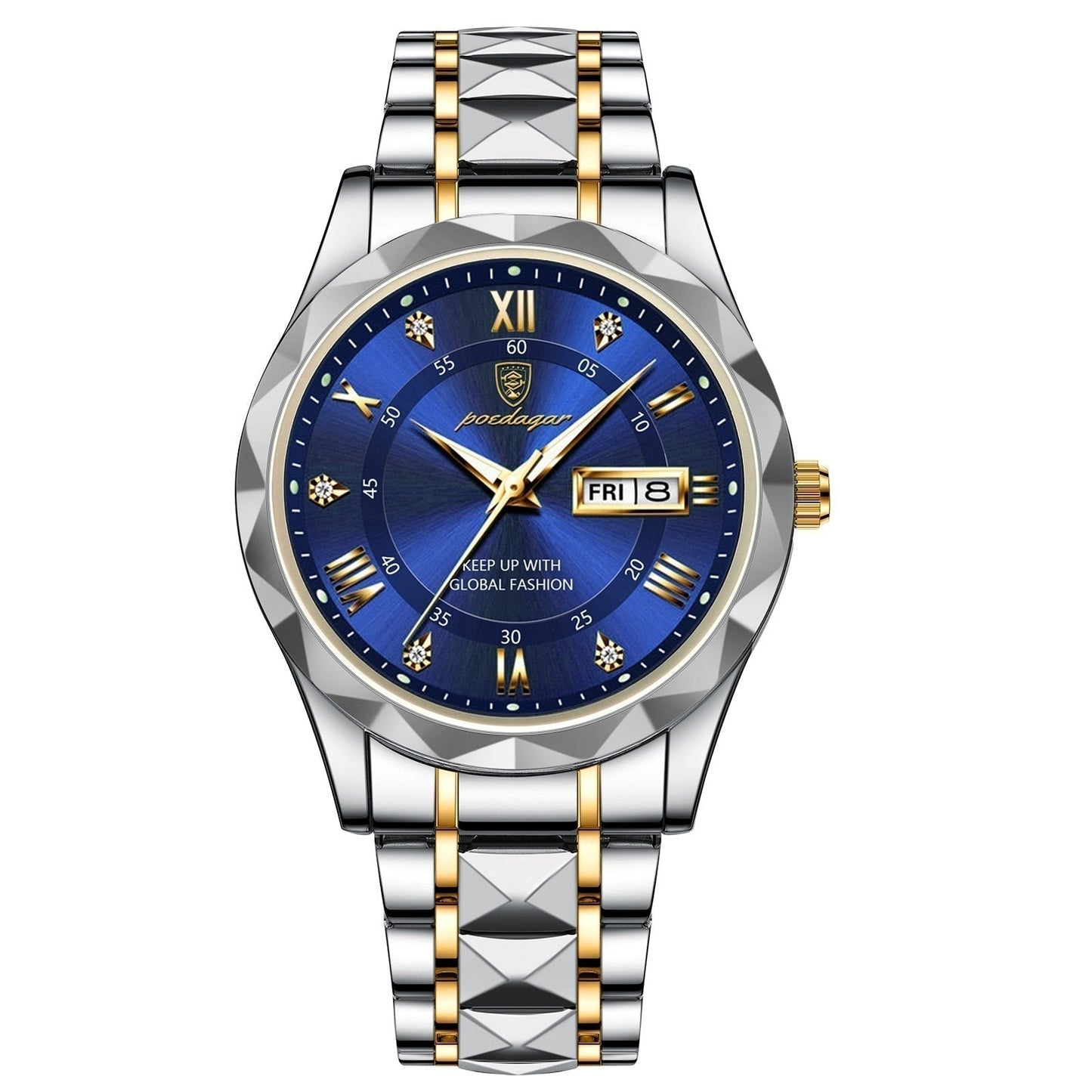Classic Stainless Steel Men's Watch - VogeLuxe