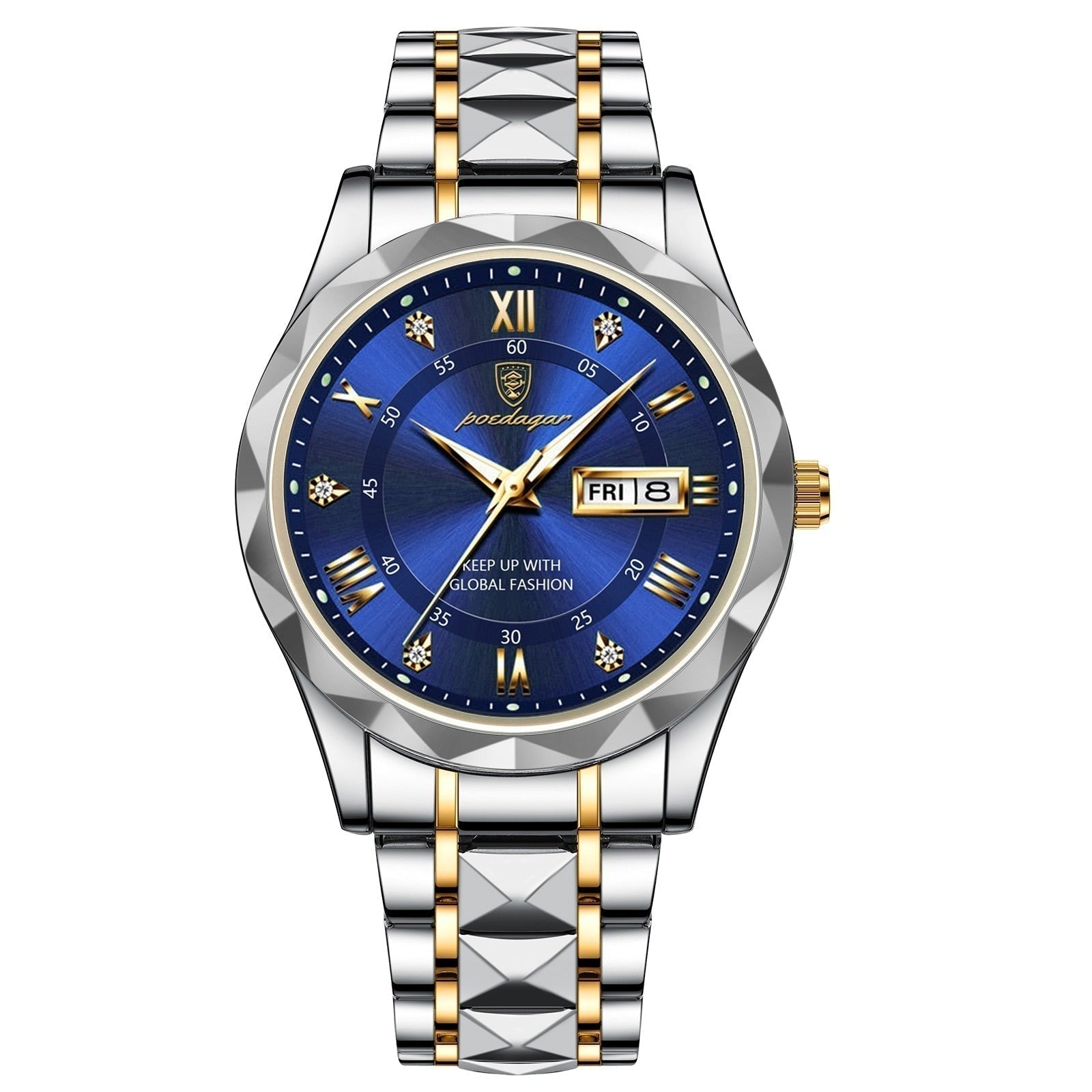 Classic Stainless Steel Men's Watch - VogeLuxe