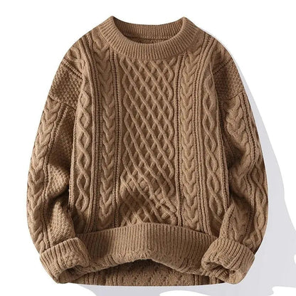 Classic Men's Pattern Crew Neck Sweater