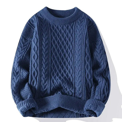 Classic Men's Pattern Crew Neck Sweater