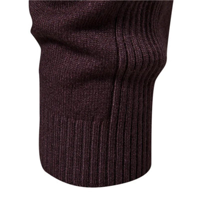 Sweater - Knit Blend Half Turtleneck And Neck Coverage