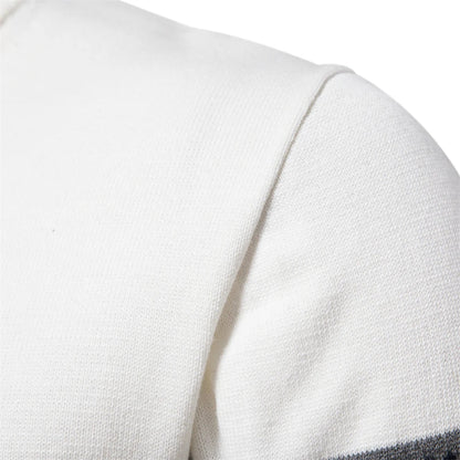 Sweater - Polyester Blend Quarter Zip And Adjustable Neck