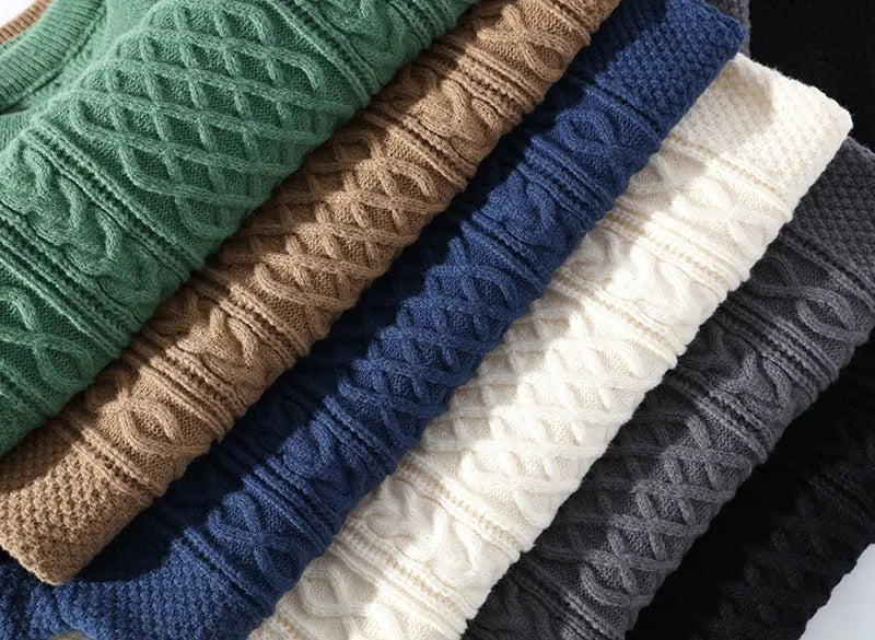 Sweater - Soft Blend Retro Lines & Warm Flexible Shape