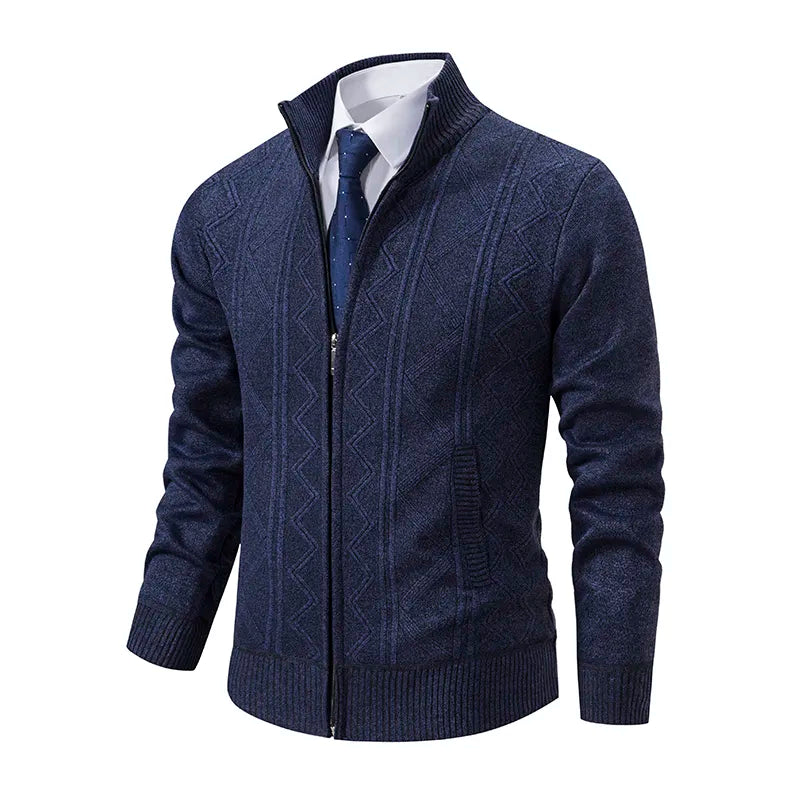 Classic Mens Zip Up Sweatshirt - VogeLuxe